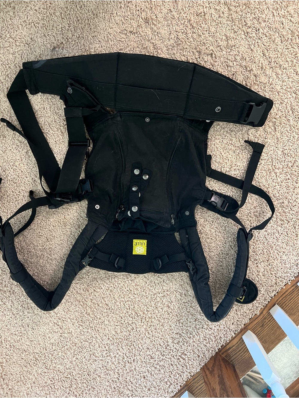 Black VR/AR Accessory Harness - Adjustable baby Support Carrier